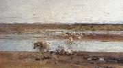 Herd by the River, Nicolae Grigorescu
